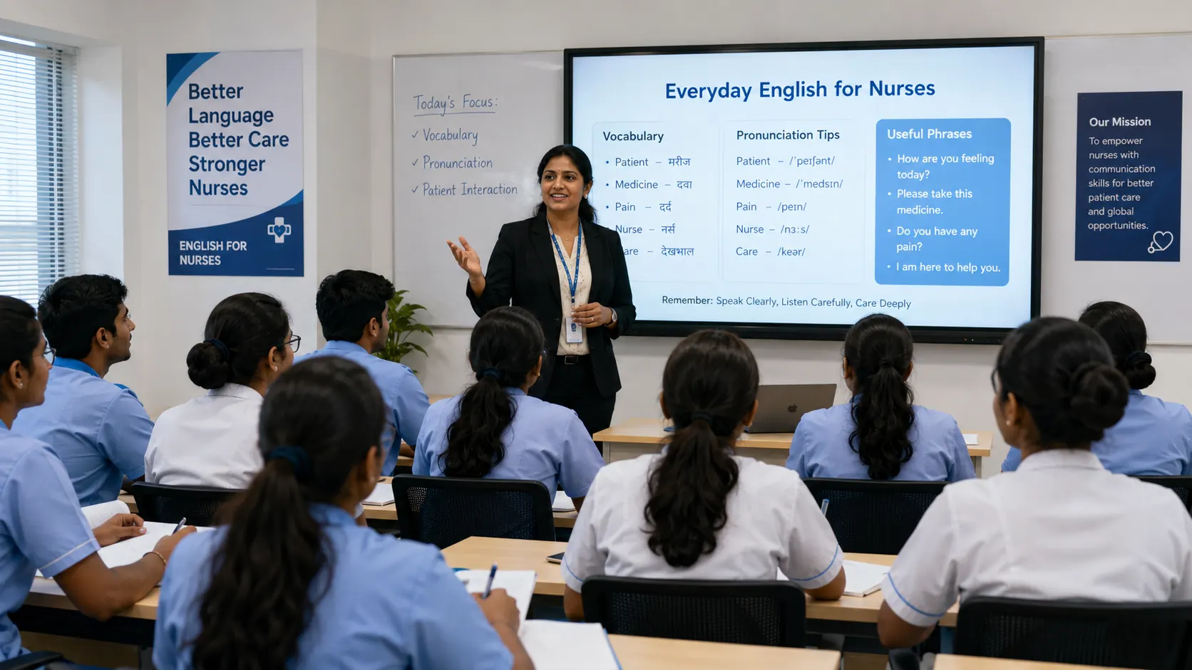 Hospital placement assistance and career preparation